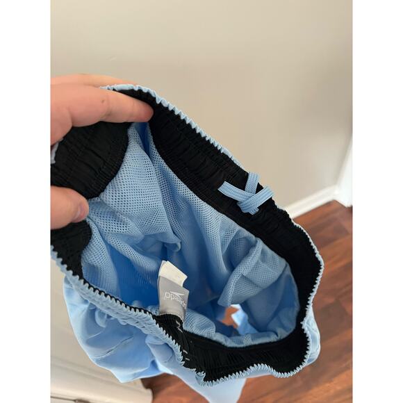 Speedo Baby Blue Lined Swim Trunks Board Shorts Men's Sz: Medium - Picture 4 of 4